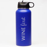 Wine First - Sports Bottle Vertical