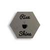 Rise & Shine Concrete Coaster