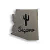 AZ Saguaro Concrete Coaster