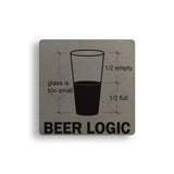 Beer Logic Concrete Coasters